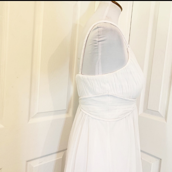 Calvin Klein white flowing strapless gown - Picture 6 of 6